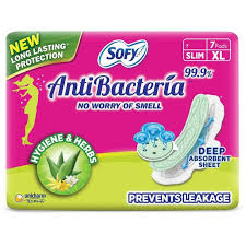 SOFY ANTI BACTERIA XL 7 PADS